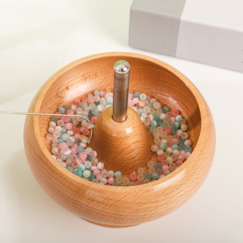 Jewelry Making Rotary Tool - Ahşap Döner Boncuk Döndürücü Hızlı Kil