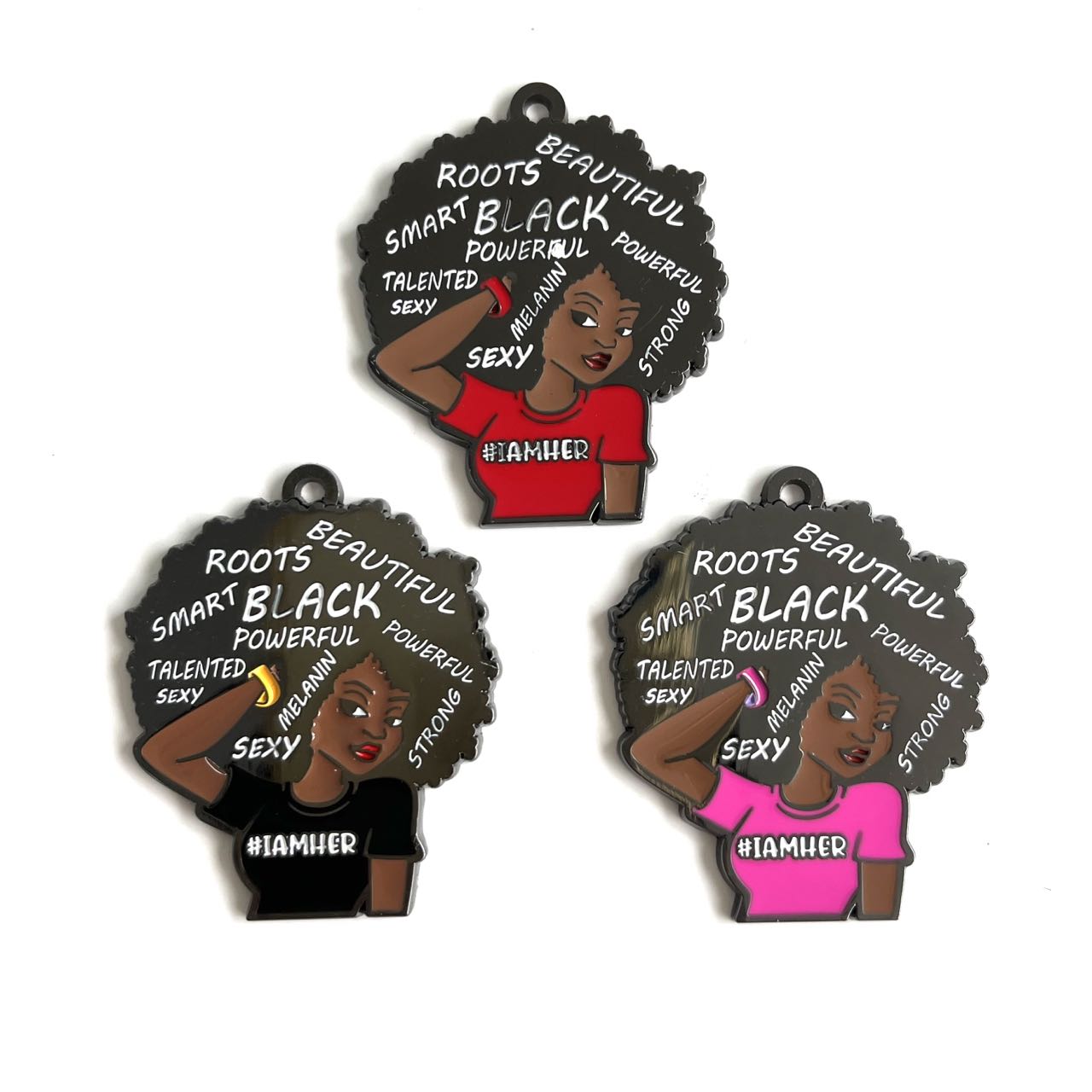 Jewelry Making History - 5 adet/grup afrika amerikan güzellik siyah