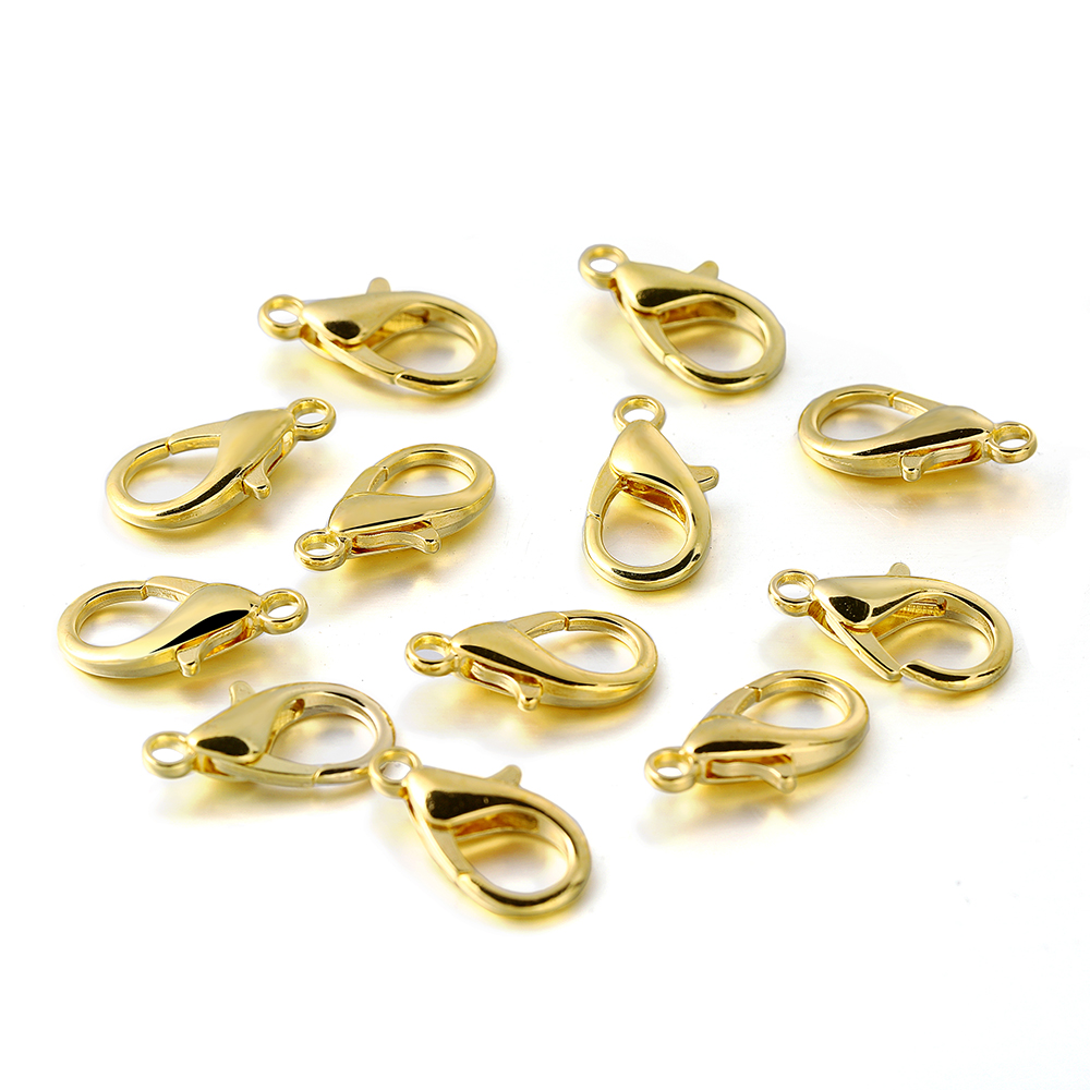Jewelry Making Chain - 10 adet Çoklu Boyut Istakoz Klipsli