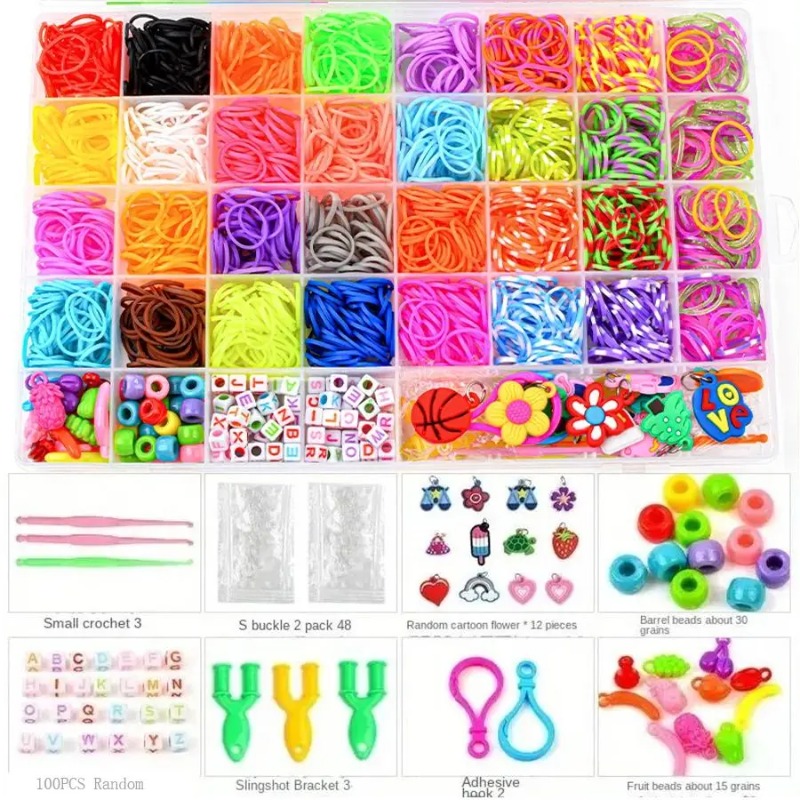Jewelry Making Kit For Beginners - 4300+ adet 32 renkli canlı renkli