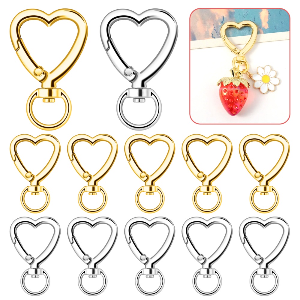 Jewelry Making Kit For Beginners - 10 adet Metal Kalp Istakoz Pençesi