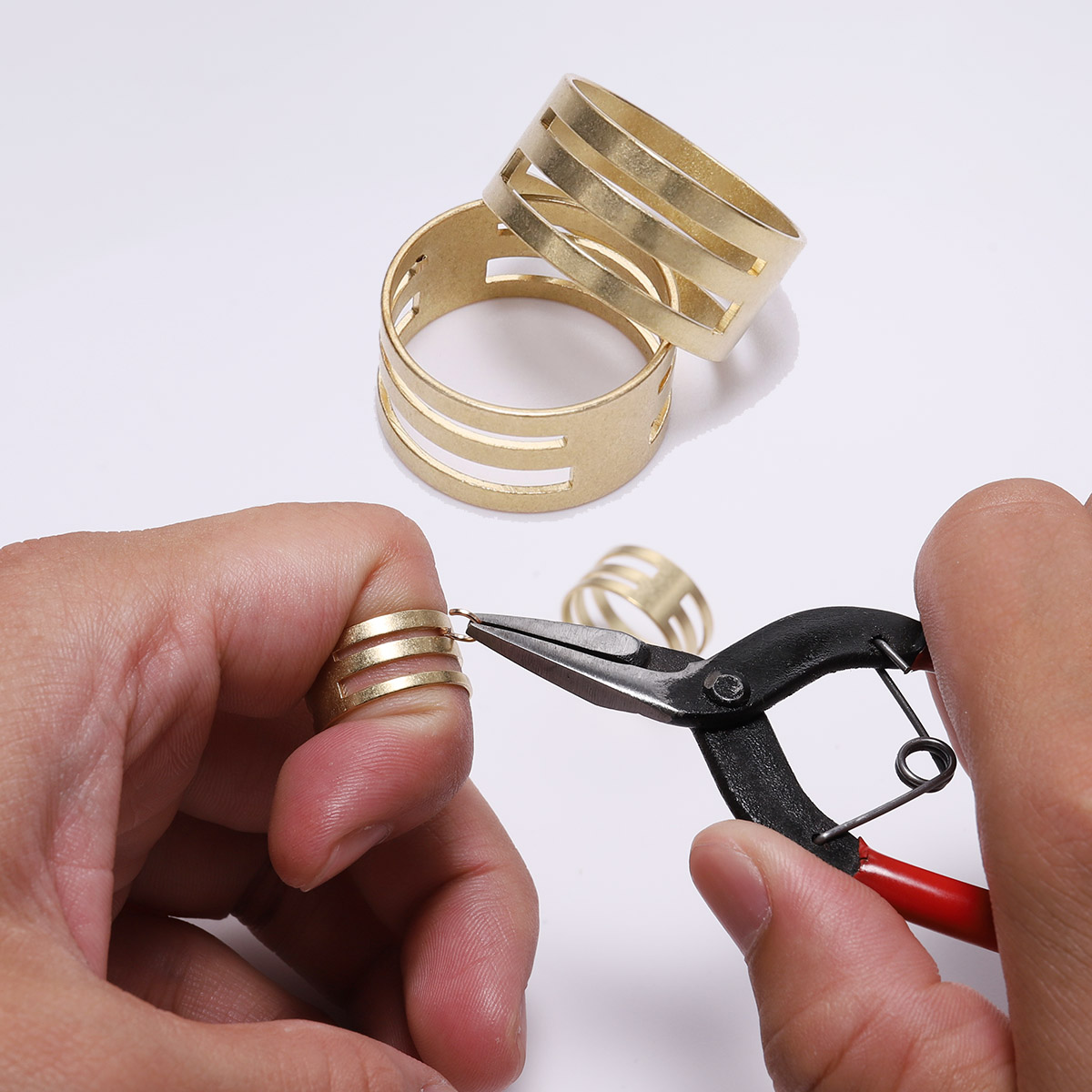 Jewelry Making Rotary Tool - Pirinç Atlama Halkası Açık Yakın Araçları