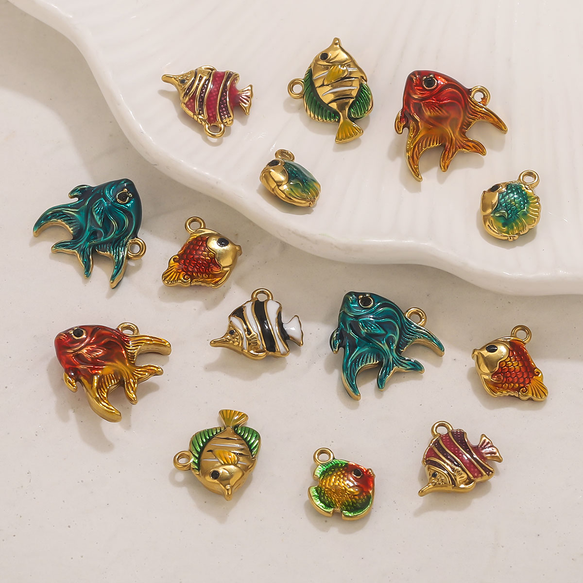 4 adet Paslanmaz Çelik Emaye O - Jewelry Making Materials Wholesale incelemesi ve fiyatı