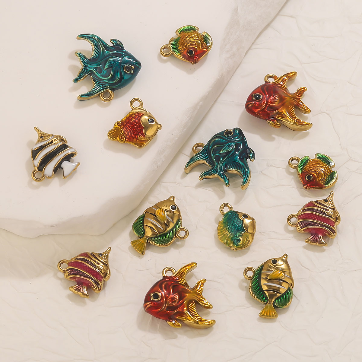 4 adet Paslanmaz Çelik Emaye O - Jewelry Making Materials Wholesale incelemesi ve fiyatı