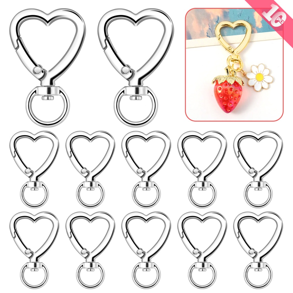 10 adet Metal Kalp Istakoz Pen - Jewelry Making Kit For Beginners incelemesi ve fiyatı
