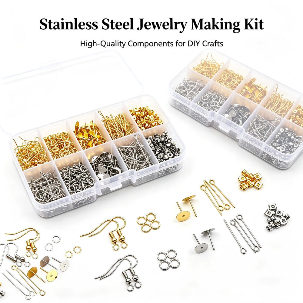 1 takım kutu kulak kancası tek - Jewelry Making Materials Wholesale incelemesi ve fiyatı