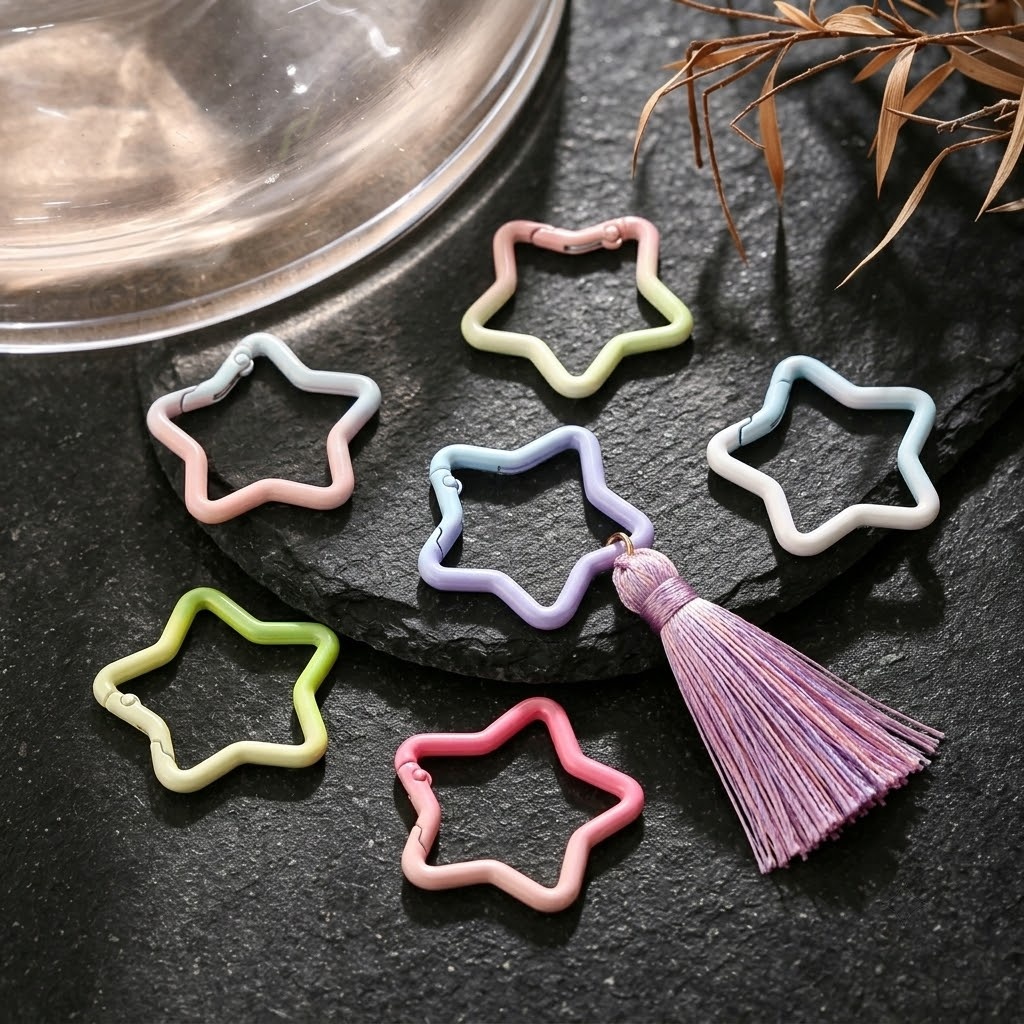 5 adet degrade yıldız şekli ya - Jewelry Making Kit For Beginners incelemesi ve fiyatı